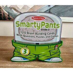 Melissa & Doug SMARTY PANTS Grade 3 Genius 120 Brain Building Cards